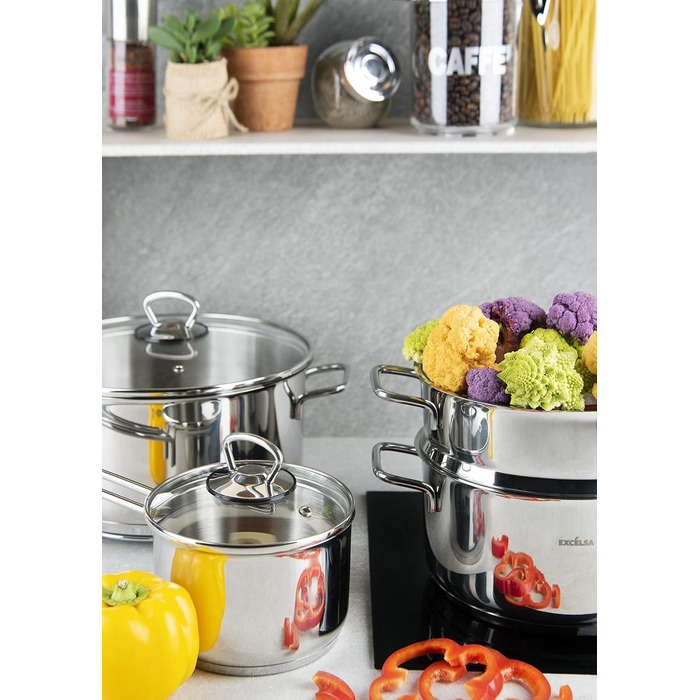 Пароварка Soul Kitchen Cooking Light Plus, срібляста, електрична