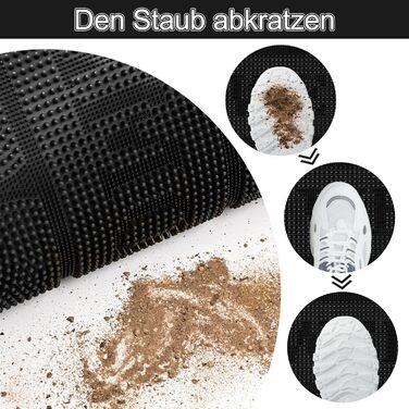 Килимок для дому та вулиці Alishomtll 43x75 см - водонепроникний, неслизький, миючий