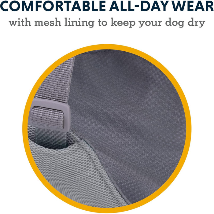RUFFWEAR Swamp Cooler Dog Harness and Handle, Lightweight Running Gear Keeps Pets Cool in Hot Weather, Adjustable, Durable & Cooling, 2 Leash Ports, Graphite Gray (Large/XL, 81-107cm)