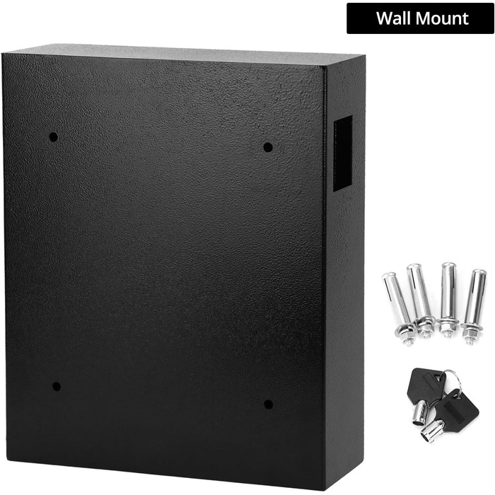 Шлюз для ключів QWORK® з електронним замком, 40 гачків, 36 x 30 x 10 см, сталева конструкція, висока безпека