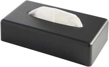 Кришка для серветок прямокутної форми Corby (Хром, Чорний колір, один розмір)