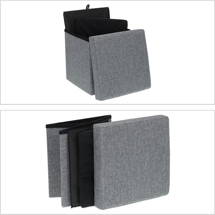 Кігтеточка-будиночок Relaxdays для котів та маленьких собак, сіра, 38,5 x 37 x 37 см