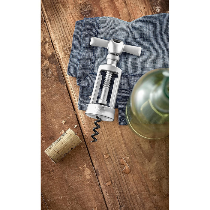 WMF Corkscrew, Wine Bottle Opener, Bottle Opener for Wine and Prosecco, Wine Opener
