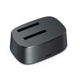Док-станція для жорстких дисків UGREEN Dual Bay USB 3.0 5Gbps з функцією офлайн-клонування