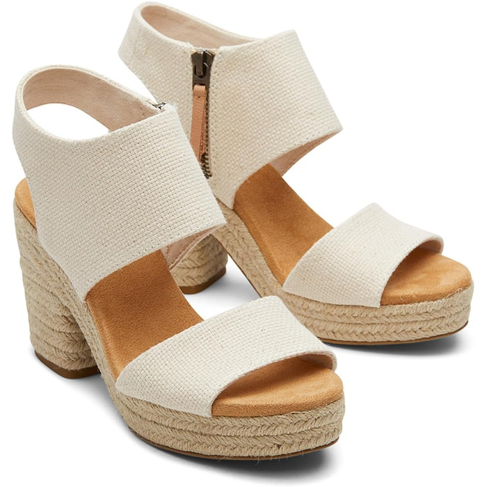 Босоніжки TOMS Majorca на платформі, натуральна шкіра, 42.5 EU