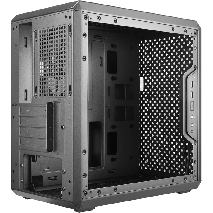 Корпус Cooler Master MasterBox Q300L V2 Mini-Tower mATX з 120 мм вентилятором, склом, USB 3.2 Gen 2x2