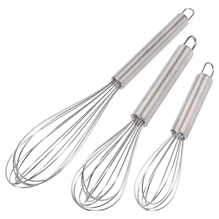 Вінчики для збивання Westmark (3 шт.) з нержавіючої сталі, 17/23/28 см, срібний, модель 2022