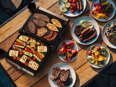 Електричний гриль-тостер розкладний Eldom GK200, 2000 Вт