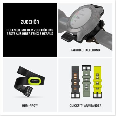 Garmin fēnix 8 – Мультиспортивний смарт-годинник, 1.3' AMOLED дисплей, до 10 днів роботи від акумулятора, 80+ спортивних/зовнішніх додатків, топографічні карти, ЕКГ, телефонні дзвінки, музика, ліхтарик (fenix E, 47 мм, нержавіюча сталь/чорний)