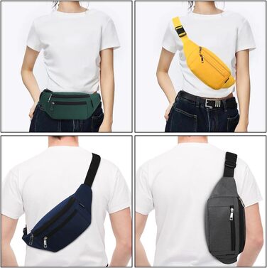 Чоловіча та жіноча поясна сумка на пояс, бананка, водонепроникна, для спорту, подорожей, кемпінгу, фітнесу, велосипеда, Olive