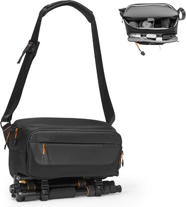 Чохол для камери Cwatcun: водостійкий, з кріпленням для штатива, для фотографів, чорний