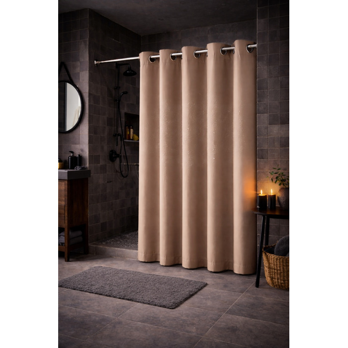 Текстильна штора для ванни NOW-ART, 150 x 180 см