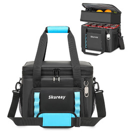 Велика розширювана сумка-холодильник з м'якого матеріалу, двоярусна ланч-сумка для жінок та чоловіків, вміщує 40 банок, вологостійка та портативна – ідеально для пляжу, кемпінгу, подорожей. Чорний колір