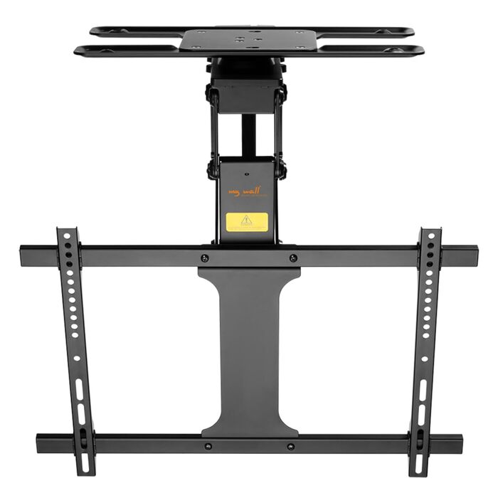 Моторизоване кріплення для телевізора на стелю HL47ML 32-75 дюймів, чорне, з поворотним механізмом 180° та Smart Home управлінням (до 35 кг)