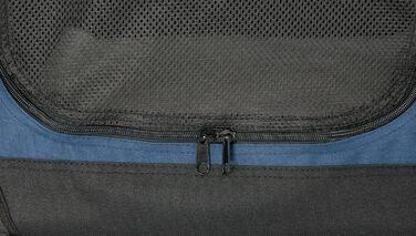 Foxdevil Складана переноска для собак та котів середніх розмірів – переноска для тварин у машину та в дім (M, Синій)