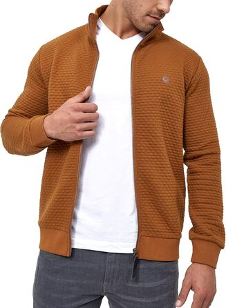 Чоловіча спортивна куртка Indicode з коміром-стійкою | Кардиган чоловічий, светр чоловічий | Матеріал: гума