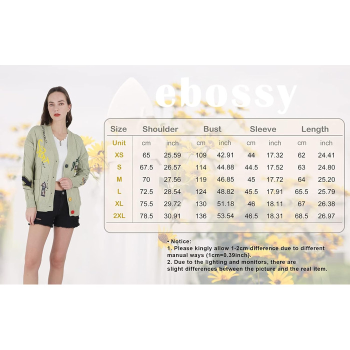 В'язана жилетка Daen з косами, довгі рукави, відкрита спереду, V-подібний виріз, застібка на ґудзики, вишивка, вовняна суміш, Пуловер, Куртка, Одяг для активного відпочинку (XXL, Помаранчевий/Бурштиновий у зигзагоподібному візерунку (Sunset Chevron))