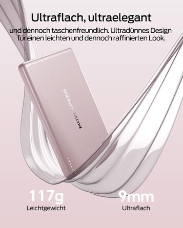 Power Bank Magsafe 5000mAh Рожевий: Бездротовий магнітний акумулятор для iPhone та Samsung Galaxy