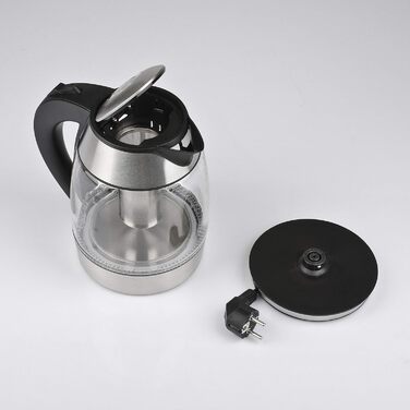 G3 Ferrari Glass & Stainless Steel Kettle & Teapot Set
