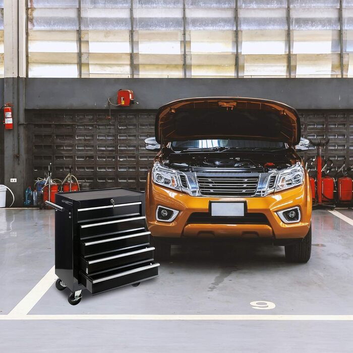 Arebos 5-Drawer Tool Trolley