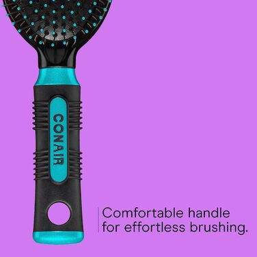 Професійна щітка для волосся Conair з щетиною з дроту та амортизуючою основою, кольори можуть відрізнятися