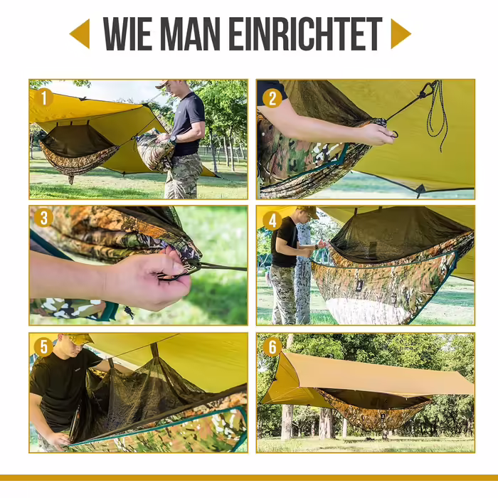 OneTigris Hideout Hammock Underquilt Sleeping Pad Underblanket for Hammocks Undercover Heat Protection Ultralight for Outdoor Hiking Camping 280x120cm (Coyote Brown)
