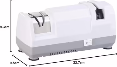 Rosenstein & Söhne Sharpener: Electric Professional Diamond Sharpener, Coarse and Fine Grit, 40 W (Manual Sharpener, Knife Sharpening Machines, Grinding Wheels)