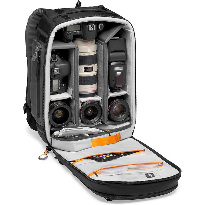 Lowepro Pro Trekker BP 350 AW II: Рюкзак для фотообладнання з відділенням для ноутбука, чорно-сірий, LP37268-GRL