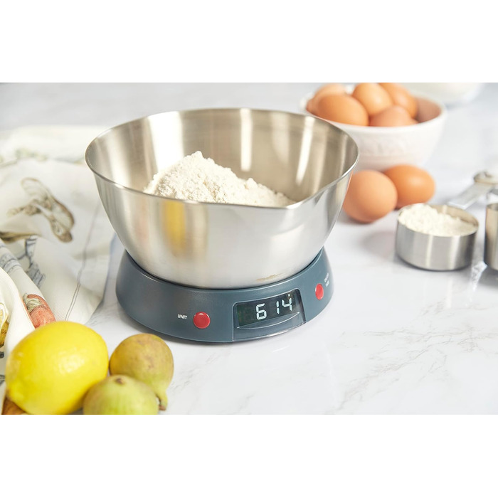 Кухонний пальник Zyliss E980202 с цифровою кухонною вагою, сріблястий/чорний | Для смаження та карамелізації
