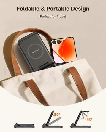 Зарядна станція SwanScout 703F 3-в-1 для Samsung Galaxy Z Flip 7/Watch 8/Buds (без адаптера)