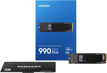 SSD Samsung 990 EVO Plus 1TB NVMe M.2 PCIe 4.0/5.0 - для геймінгу та графіки