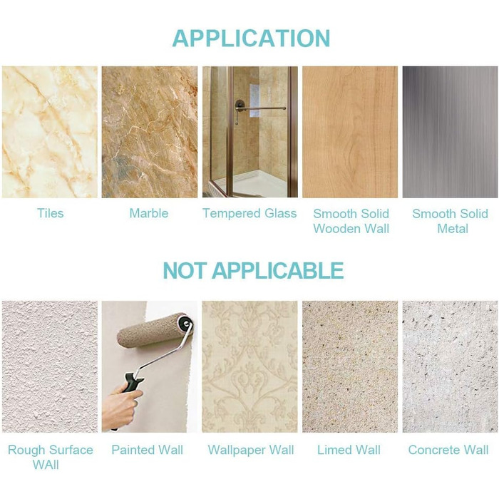 Набір душових корзин з полицями та гачками Orimade (3 шт., чорний) - нержавіюча сталь SUS304, без свердління