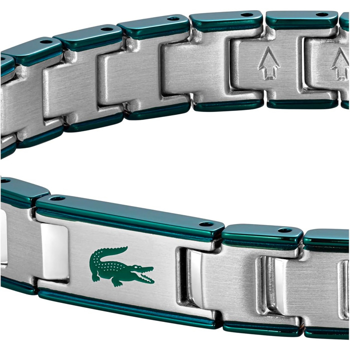 Браслет Lacoste METROPOLE EDGE чоловічий сріблястий з нержавіючої сталі