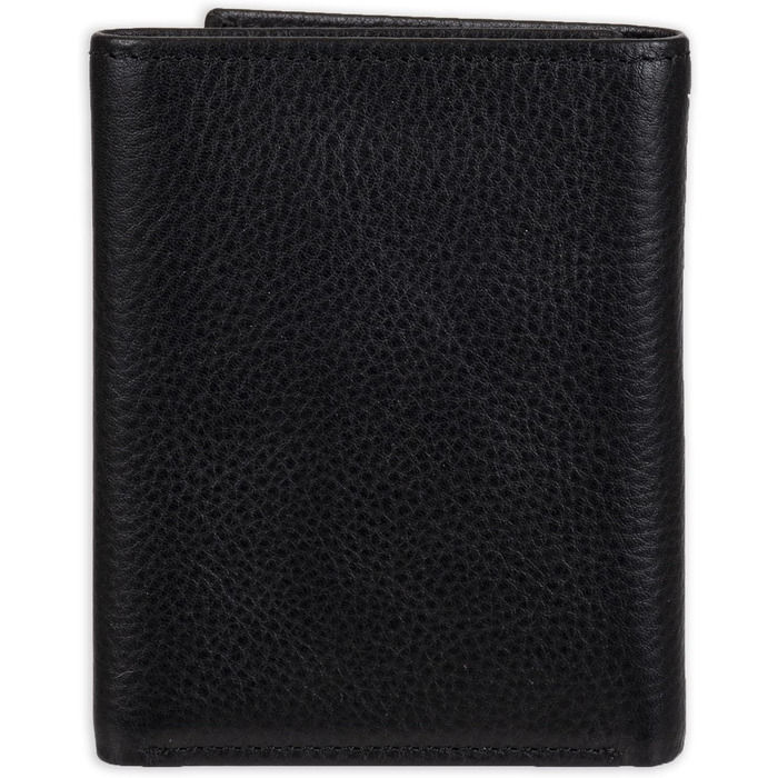 Чоловічий гаманець Tommy Hilfiger чорного кольору з вишитою емблемою та захистом RFID