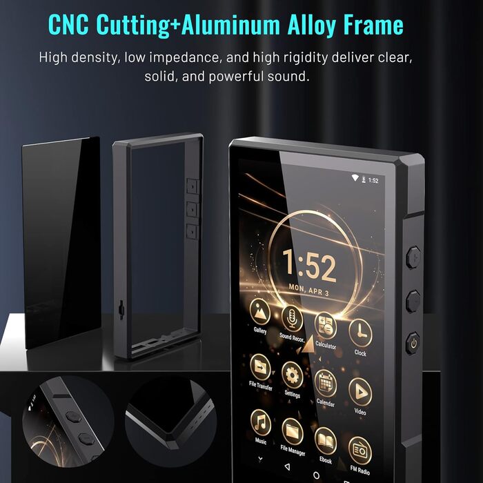 MP3-плеєр 96GB з Bluetooth, Android 5.0