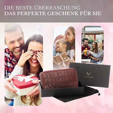 Lavalen® Women's Wallet Large - Leather - Large Women's Wallet - Large Women's Wallet RFID - Large Women's Wallet - Women's Wallet - Women's Leather Wallet - Women's Gift