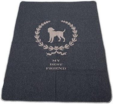 Деко для собак David Fussenegger mybest Friend сірого кольору 70/90
