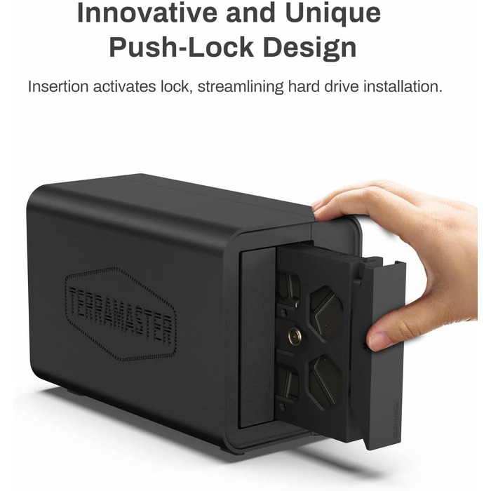 Зовнішній корпус для двох HDD/SSD накопичувачів Terramaster D2-320, USB 3.2 Gen 2, 10Gbps (Diskless)