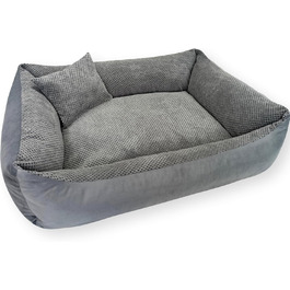 Клітка-лежанка для котів та собак 60x40 см, Graphit (4L Textil Teo)