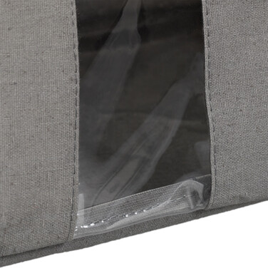 Relaxdays Storage Basket with Clear Window