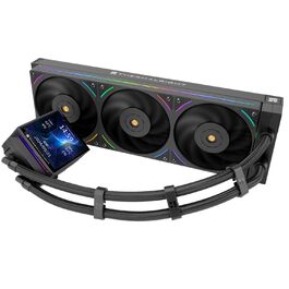 TR Hyper Vision 360 UB ARGB Black: Рідинна система охолодження CPU з LCD-дисплеєм 3.95