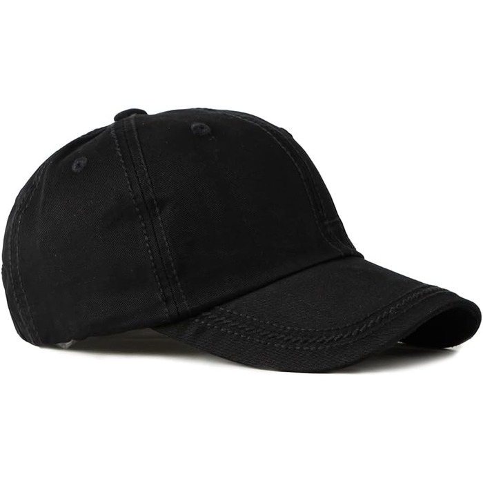 Кепка бейсболка YAMEE унісекс чорного кольору, для чоловіків та жінок, підходить для активного відпочинку, риболовлі та кемпінгу