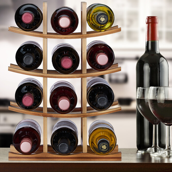 Wine Rack for 12 Bottles