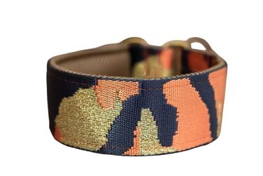 Нашийник для собак Martingale з м'якою підкладкою, 5 см, тренувальний, регульований (до 52 см обхват шиї, 58 см обхват голови), стопор 6 см, сталеві деталі