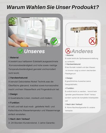 Кухонний змішувач з нержавіючої сталі, поворотний на 360°, для кухні, вантажівки, ванної кімнати, золотий