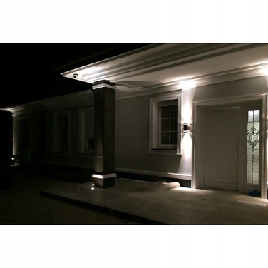 Настінний вуличний світильник KINKIET OPRAWA ELEWACYJNA 2xGU10 LED, сірий