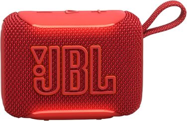 JBL Go 5: Портативна Bluetooth колонка, червоний колір - потужний звук, водонепроникність, до 10 годин роботи