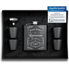 Персоналізований фляга з гравіюванням - подарунок на весілля та для чоловіків - фляга з нержавіючої сталі - подарунок для друга нареченого (Дизайн 2)