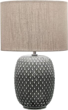 Настільна лампа Pauleen 48153 Pretty Classy з кераміки, світло-бежева, з абажуром з тканини, E27, 230V