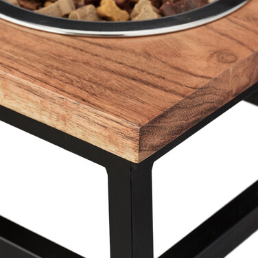Relaxdays Nap Stand, Acacia Wood